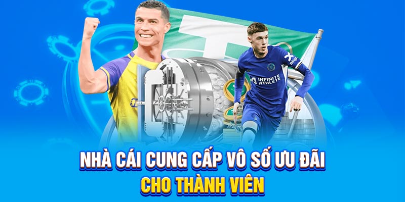 Nhà cái cung cấp vô số ưu đãi cho thành viên